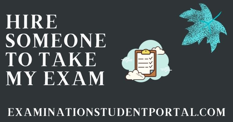 Entrance Examination Essay